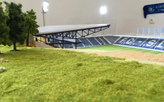Model stadionu U Nisy