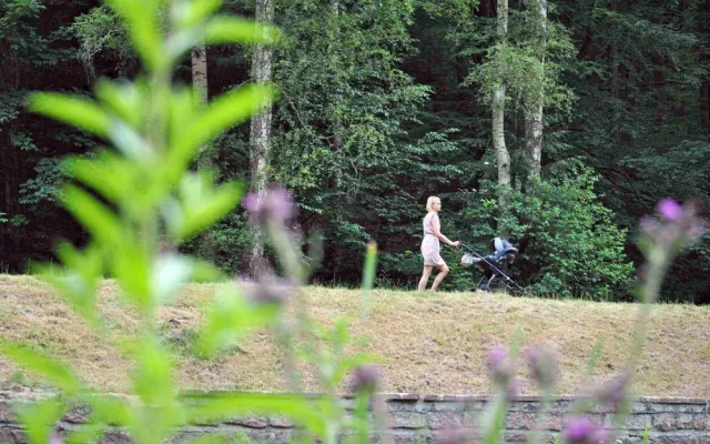 Na Lesák dorazili lidé, které zajímá, jak bude obnovený areál vypadat.