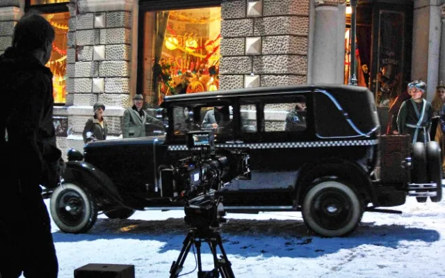 V centru Liberce nasněžilo, filmaři k vytvoření iluze nepotřebovali vodu ani mráz.