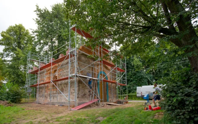 Kaplička na Uhelné prochází obnovou.