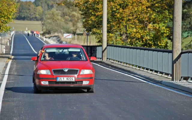Nová silnice z Raspenavy