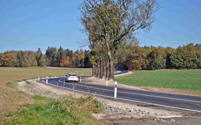 Nová silnice z Raspenavy