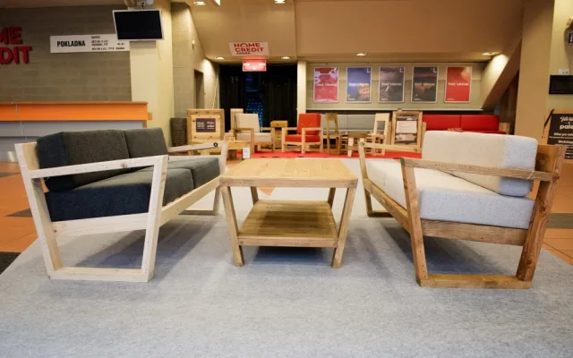 Tvoříme z palet představí premiérově na veřejnosti na výstavě Dům a bydlení unikátní designovou sestavu.