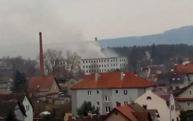 Požár v Mimoni.