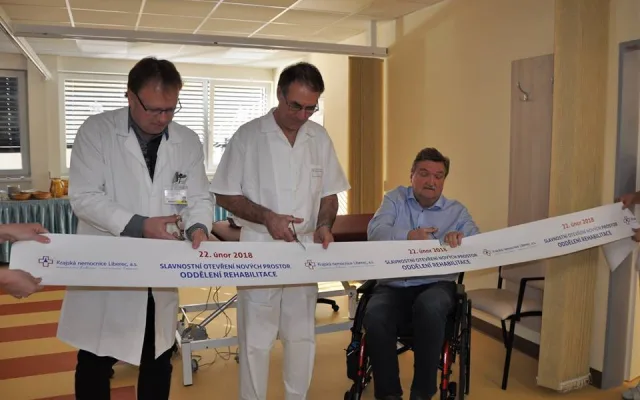 Liberecká nemocnice rozšířila a modernizovala rehabilitaci.