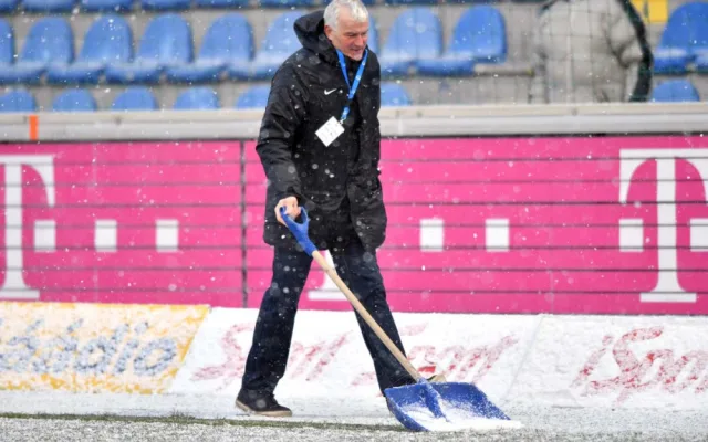 První jarní výhra Slovanu. Ve sněhové vánici si poradil s Mladou Boleslaví.