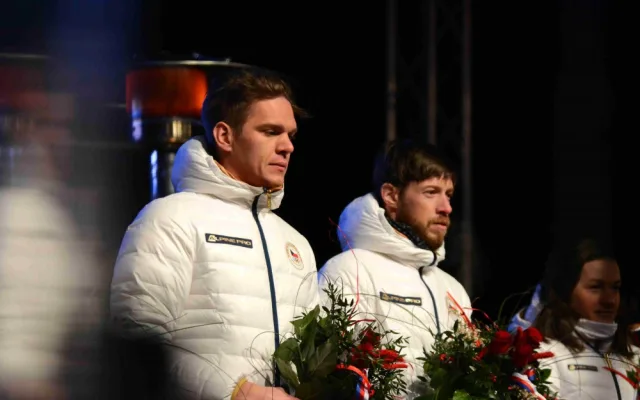 Přivítání olympioniků v Jablonci.