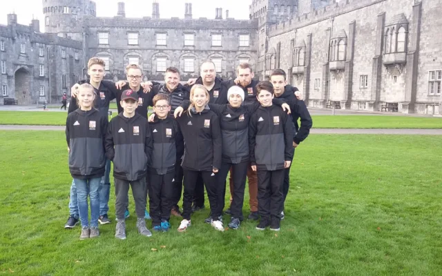 Závodníci a trenéři z Gryfu v irském Kilkenny