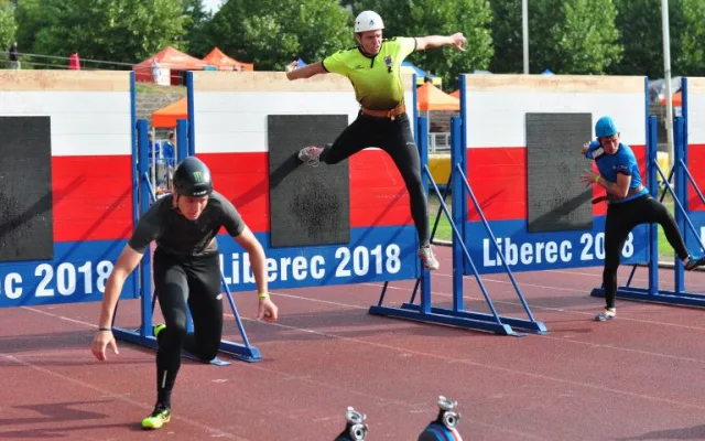 Hasičský šampionát v Liberci.