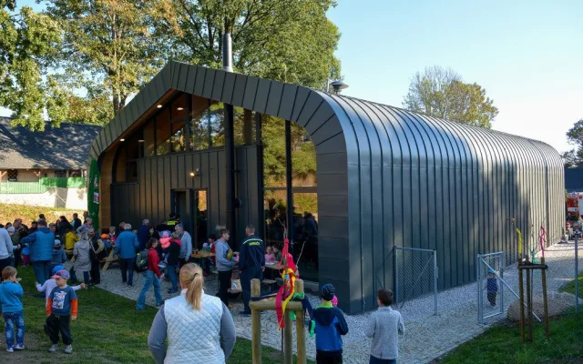 Nová hasičárna v Krásné Studánce