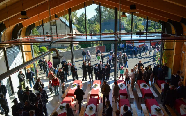 Nová hasičárna v Krásné Studánce