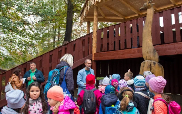 Zrekonstruovaná vyhlídka v liberecké zoo