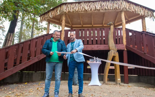 Zrekonstruovaná vyhlídka v liberecké zoo