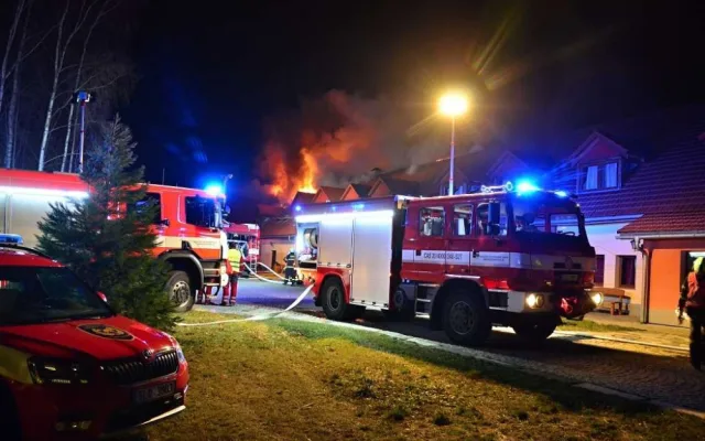 Požár Koňské farmy Vysoká