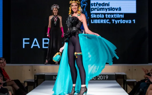 Klára Nechanická na letošní přehlídce Made in Jablonec