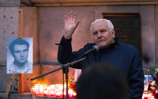 Uctění památky Jana Palacha v Liberci