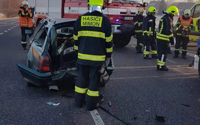Ranní nehoda u Novin pod Ralskem