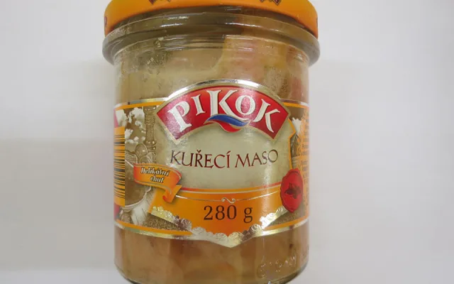 Výrobek s falešným podílem masa