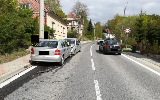 Foto z místa nehody