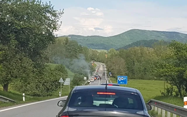 Foto z místa incidentu