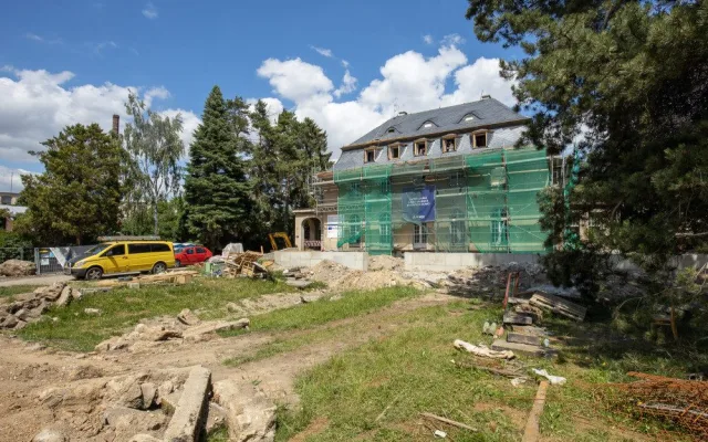 Schubertova vila v Hrádku nad Nisou prochází kompletní rekonstrukcí.