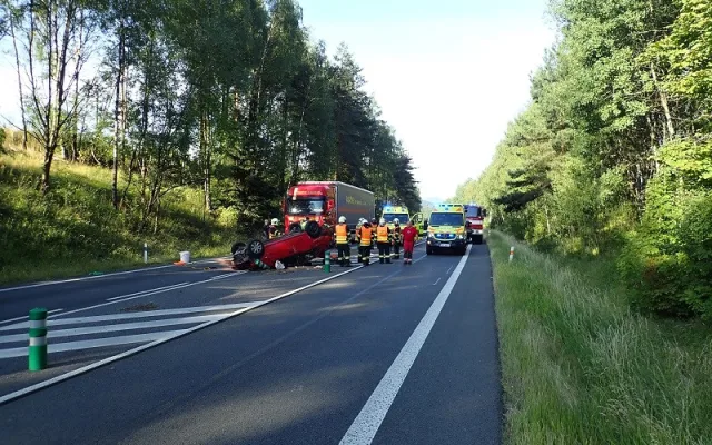 Foto z místa nehody