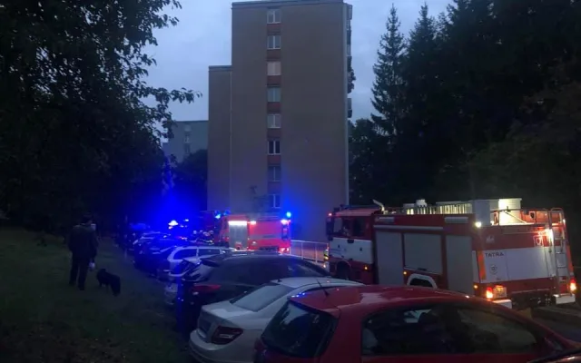 Foto z místa zásahu