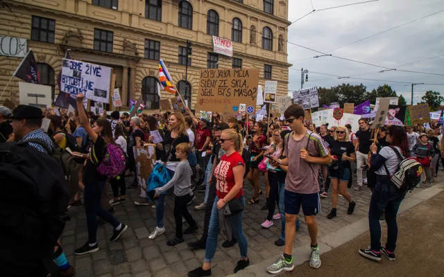 Dnes proběhl v Praze The Official Animal Rights March.