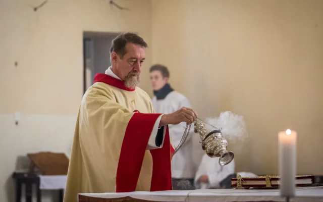 Foto z včerejší česko-německé mši.