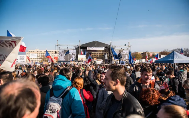 Protesty budou pokračovat, když Babiš nevyhoví Milionu chvilek