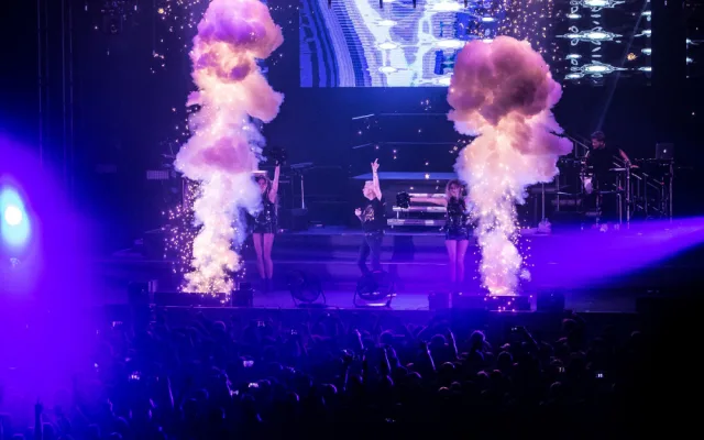 Skupina Scooter včera vystoupila v liberecké areně.