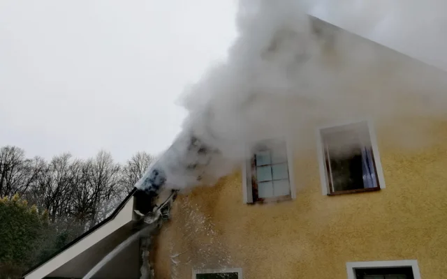 Foto z místa zásahu