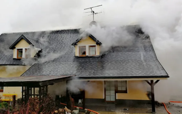 Foto z místa zásahu