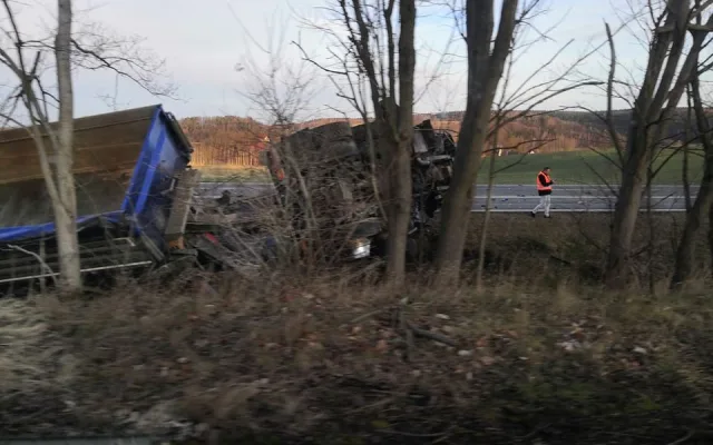 Foto z místa nehody