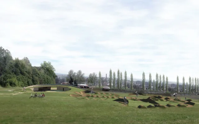 Ve Vratislavicích nad hasičárnou vznikne pumptrack a singletrailové dráhy