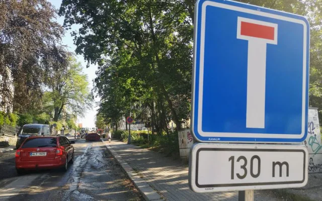V Klášterní se sice ještě kope, k poliklinice ale už projedete