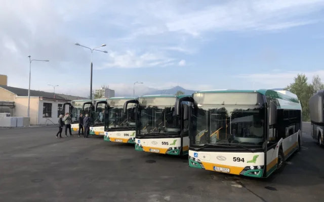 Dopravní podnik nasadí do provozu deset nových kloubových autobusů na zemní plyn