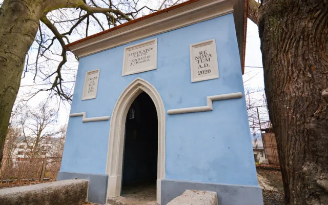 V Liberci skončila obnova kaple božího hrobu, je nebesky modrá