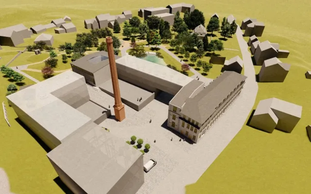 Moderní centrum, zdravotní středisko i nové byty. Hrádek zveřejnil vizualizaci Benaru