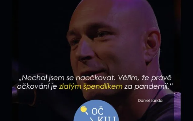 Očkuj se i ty, vyzývá Landa, jde však o fake. Doufáme v žalobu, říkají autoři koláží