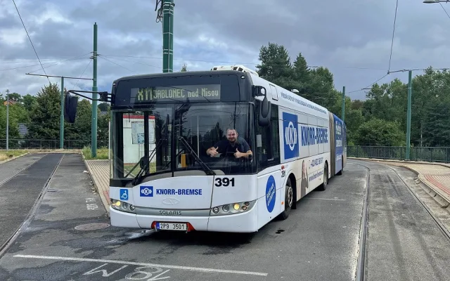 Nemohl bych dělat práci, která mě nebaví, říká řidič autobusů Martin Třešňák z Liberce