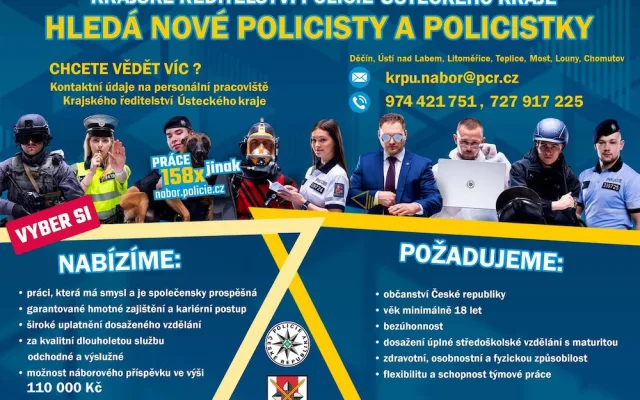 U policie slouží tři roky, baví ji skvělý kolektiv a přátelská atmosféra v práci