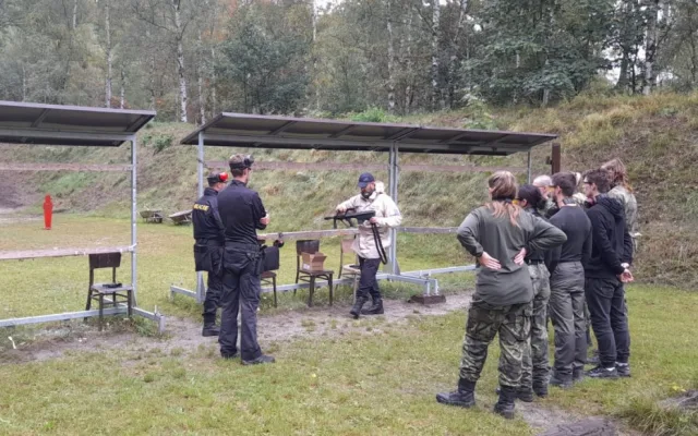 Policejní výcvikový kemp pořádaný pro studenty maturitního oboru Bezpečnostně právní činnost