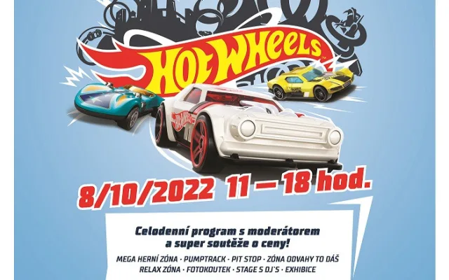 Sobotní jízda s angličáky. Nákupní centrum Géčko přivítá sraz fanoušků Hot Wheels