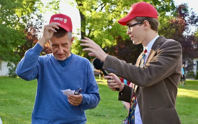 Kdybychom byli v Americe, tak Václav Klaus je otec zakladatel, říká Youtuber Jan Špaček