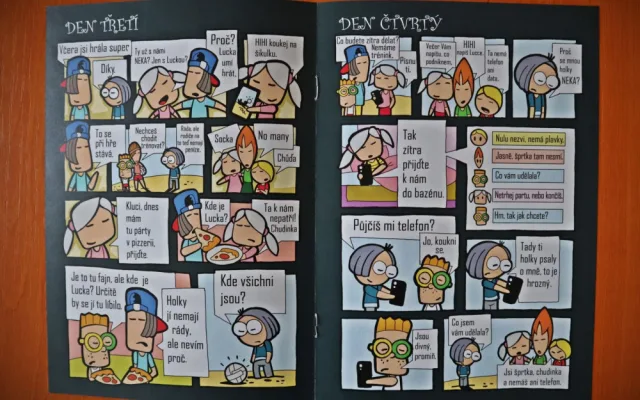 Hrdinka kresleného komiksu Lucka radí dětem, jak se postavit šikaně
