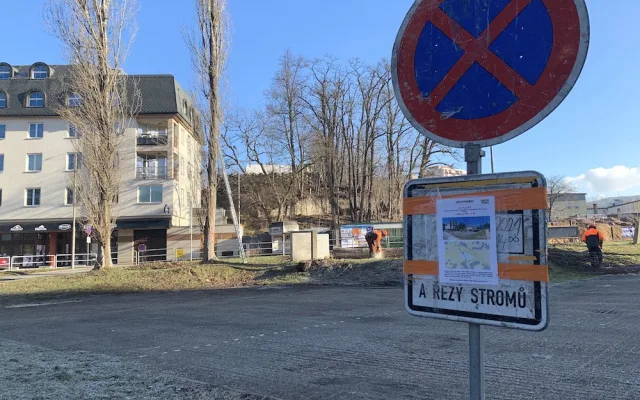 Připravovaná rekonstrukce Sokolské začala kácením. Stavbu chce město zahájit v létě