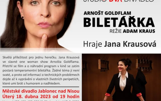 Přelet nad kukaččím hnízdem i Absolvent. Jablonecké divadlo na duben opět připravilo velmi pestrou nabídku pořadů