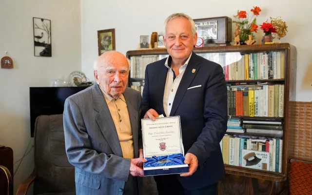 Liberec ocenil pedagoga Františka Hercla. Bojoval proti nacistům a pět let strávil ve vězení