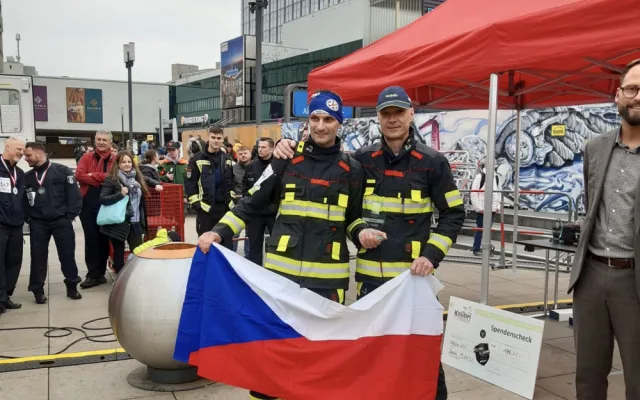 Liberečtí hasiči zdolali 770 schodů a přivezli bronz z evropské soutěže